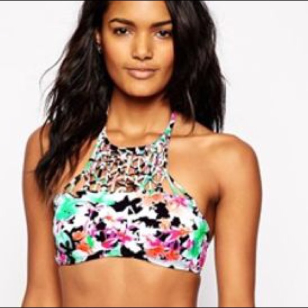 Multi Color Crochet Swimsuit